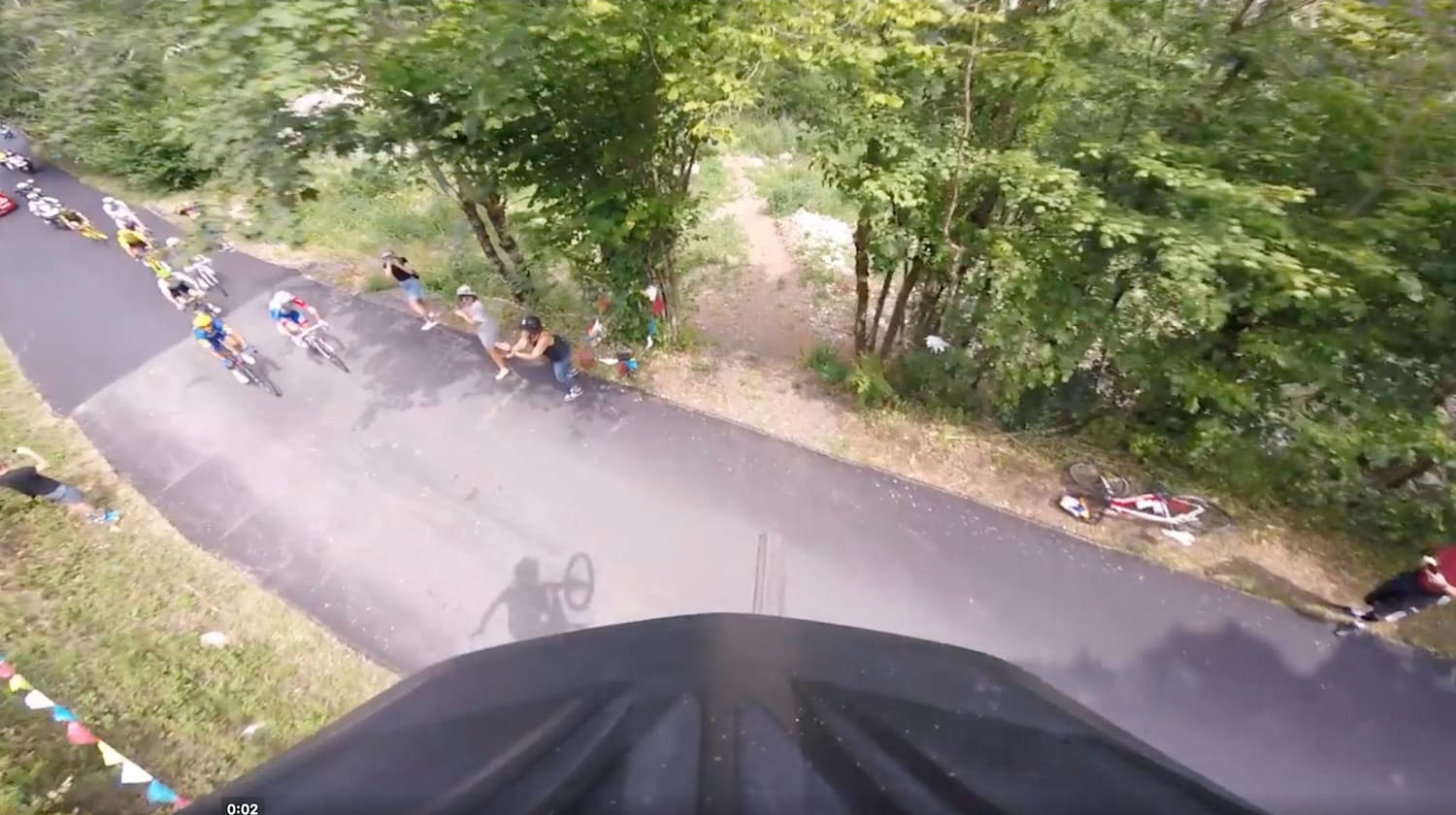 Tour De France Jump Alexis Bosson S Daring Stunt