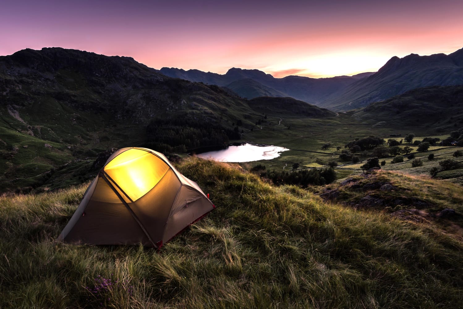 18++ 1 Night Camping Lake District