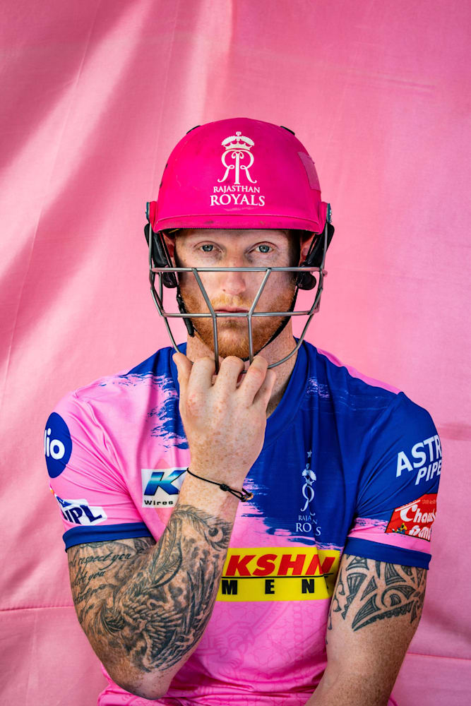 Ben Stokes Signed Jersey - Rajasthan Royals - CharityStars