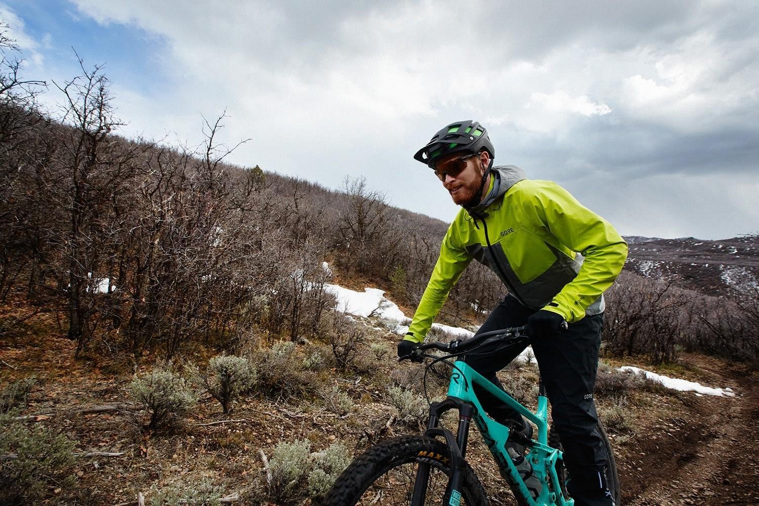 biking in the cold