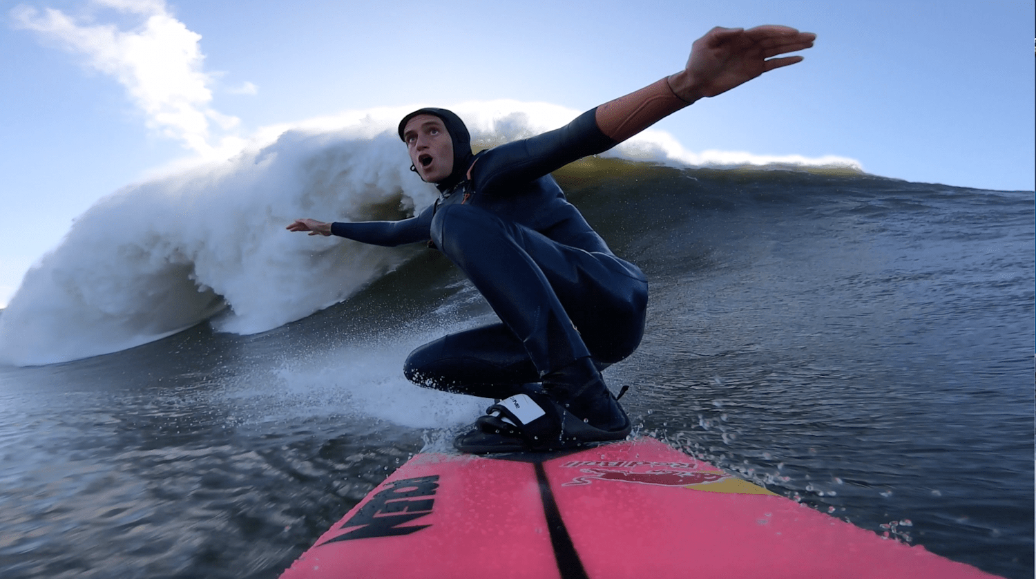 Inspired by Justine Dupont Big wave surfer