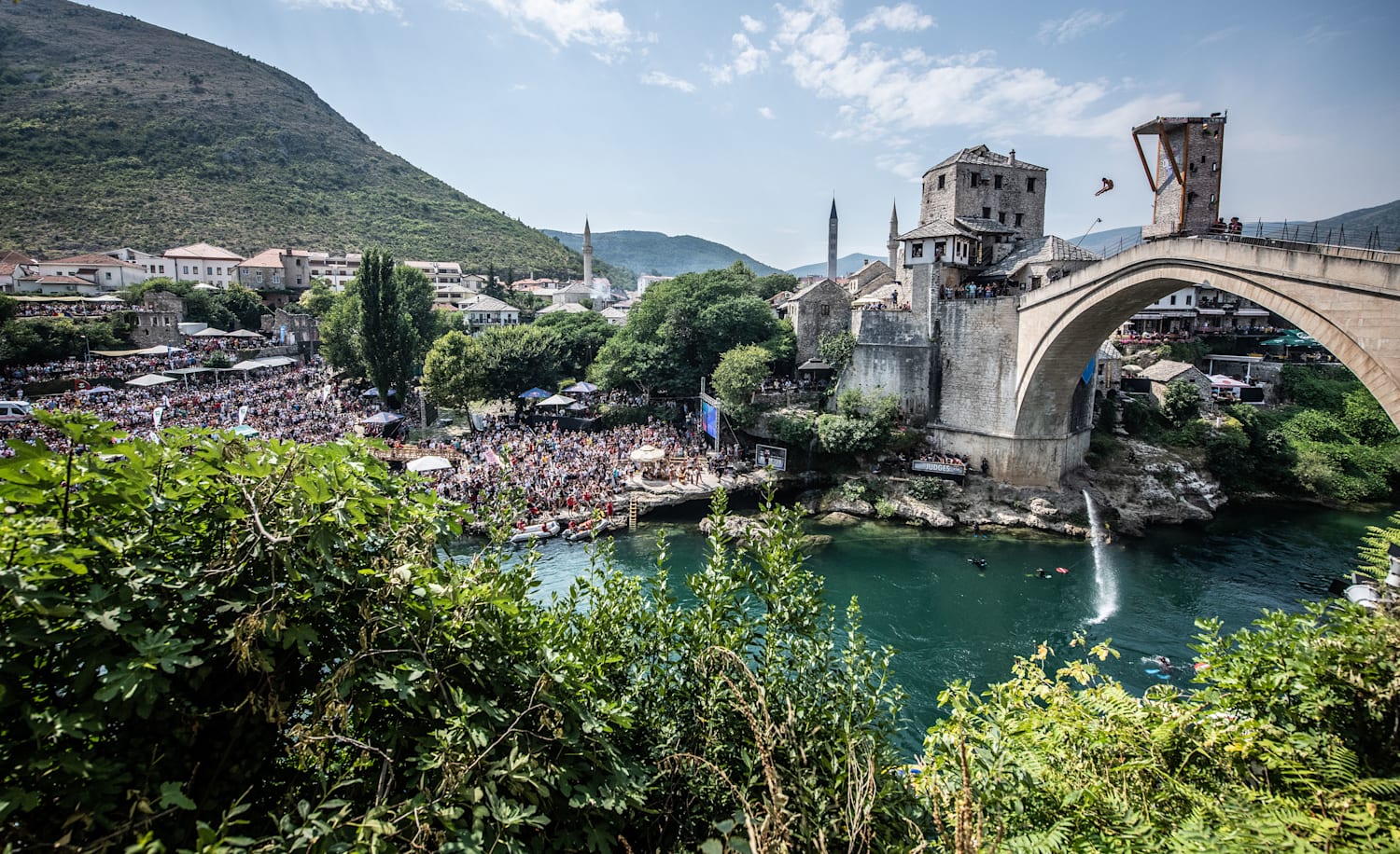 red bull cliff diving 2021 mostar event info vides