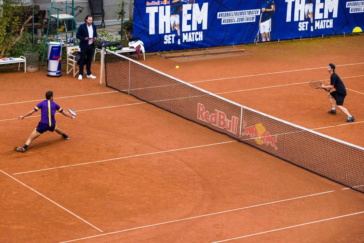 Red Bull Thiem, Set, Match Finale auf dem Center-Court