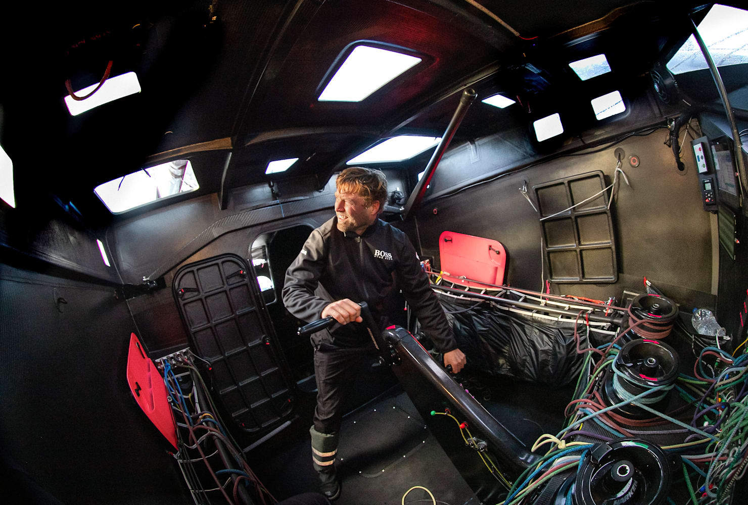 Hugo boss store yacht interior