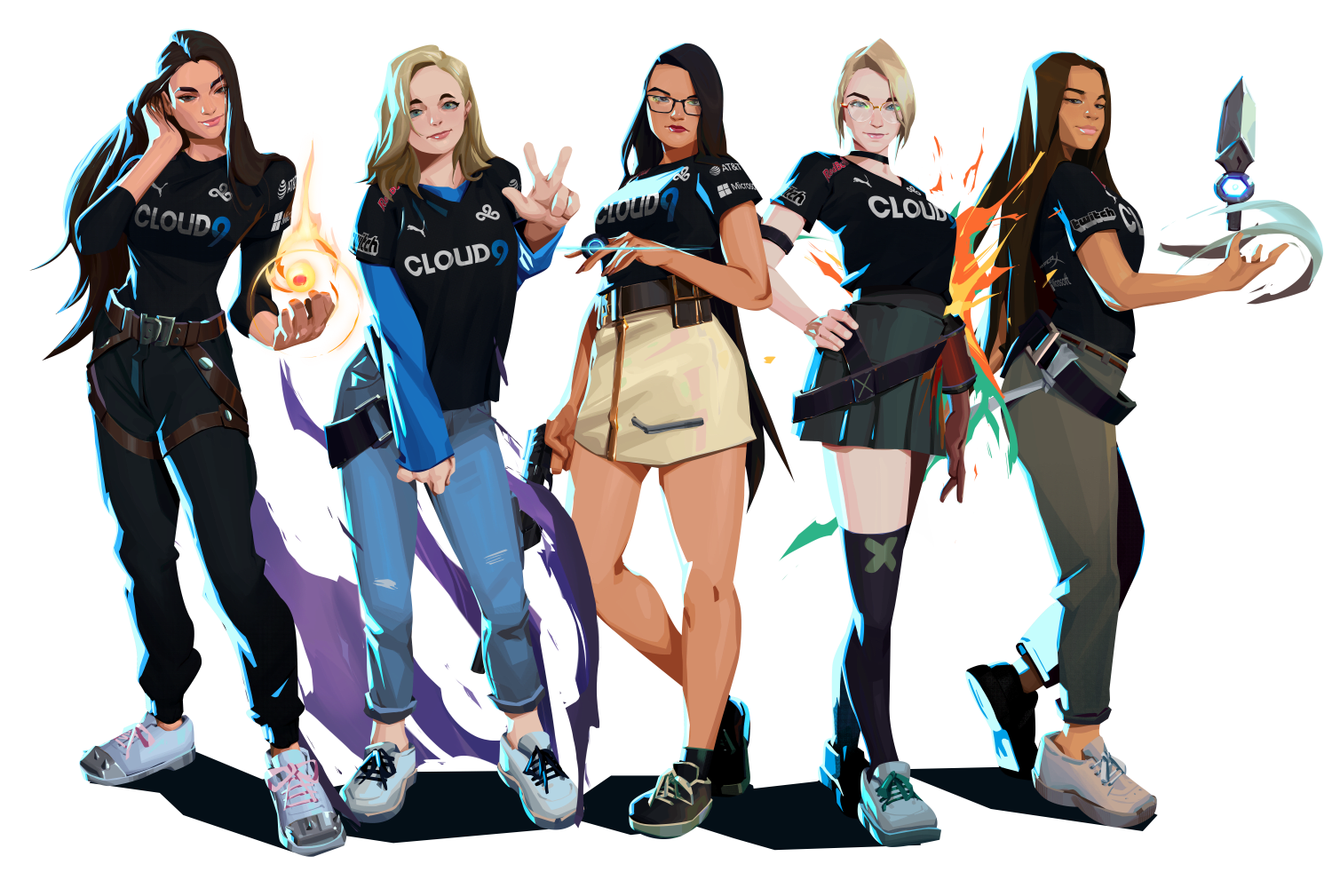Cloud9 White: Meet the new all-female Valorant team