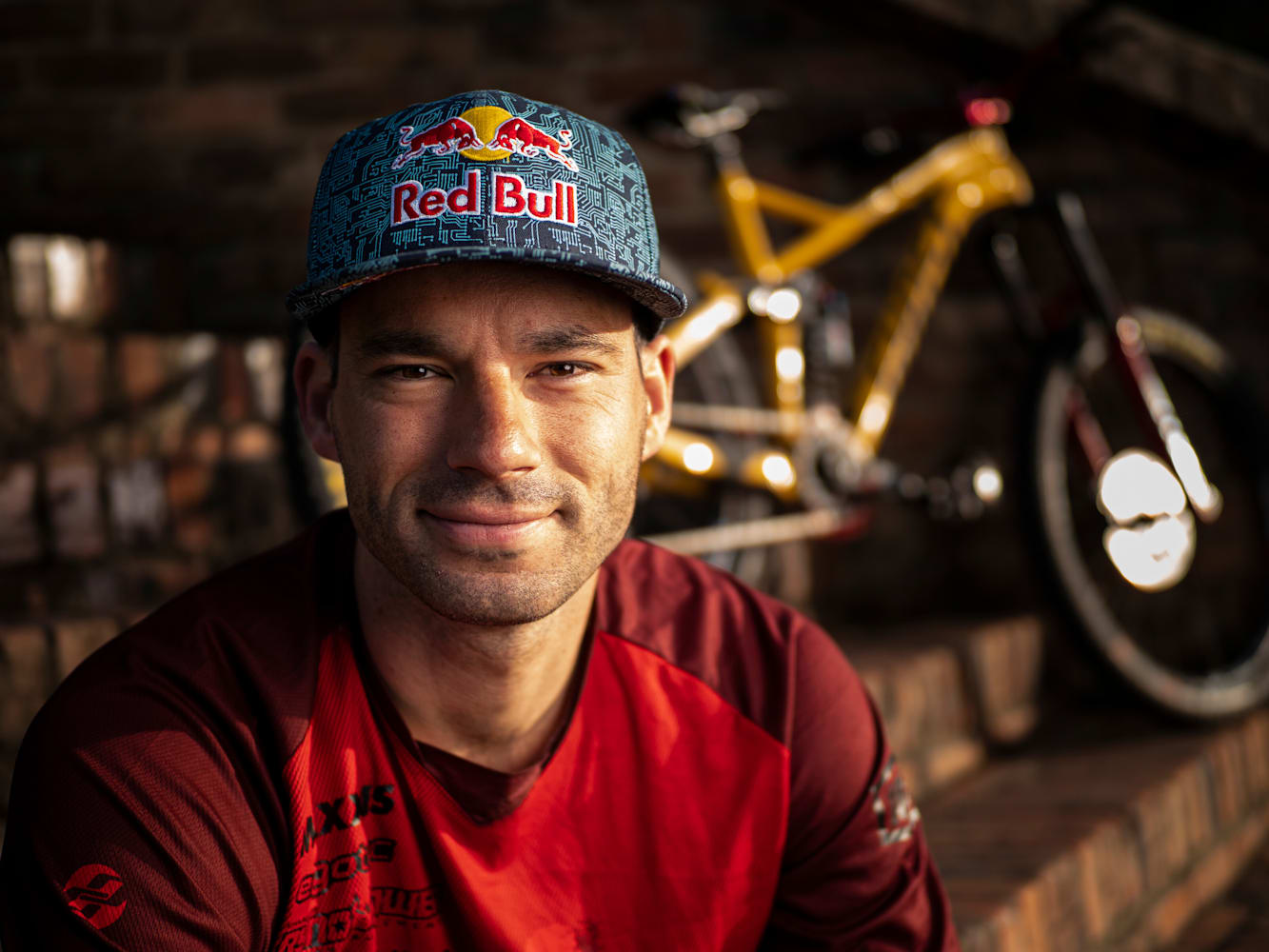 red bull mtb hat
