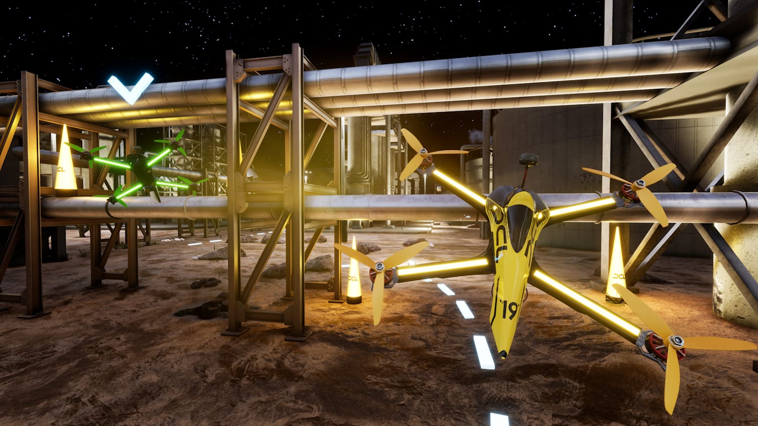 DCL The Game Drone racing video game interview