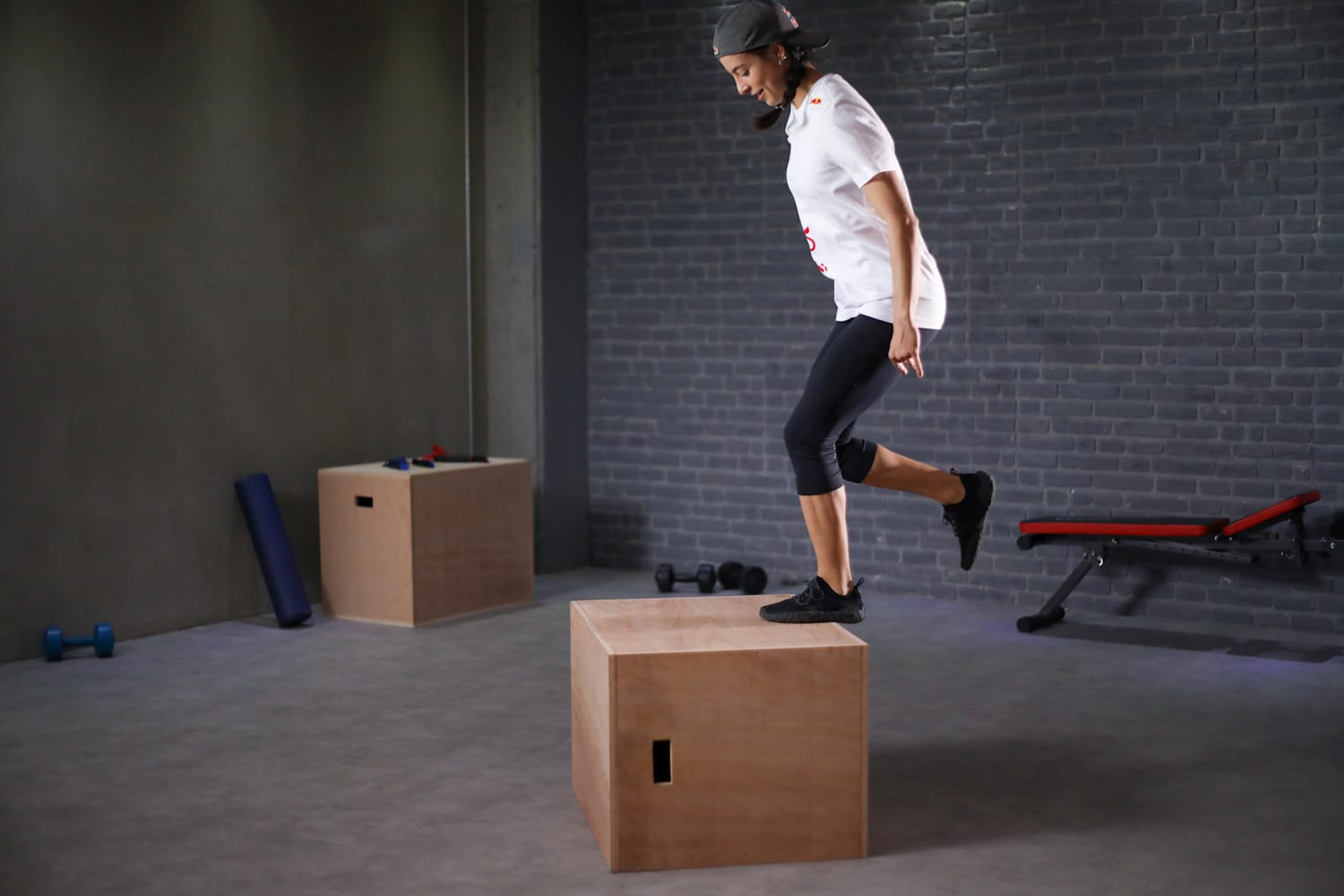 hazal nehir pistols single leg box jumps single leg deadlift