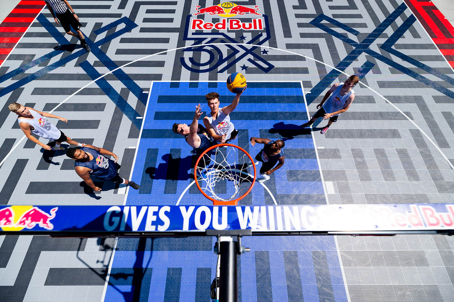 How many 3s could you hit? (Nba Range) @Red Bull USA #Excuseme #scusem
