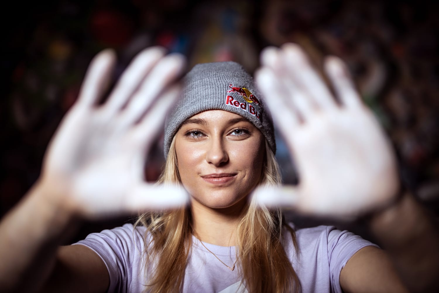 Janja Garnbret Slovenia Reacts Womens Bouldering Foto de stock de