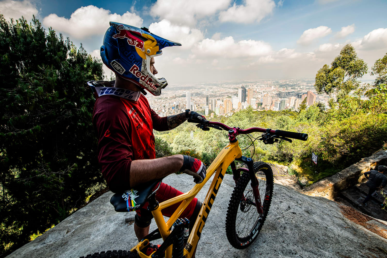 downhill bike red bull