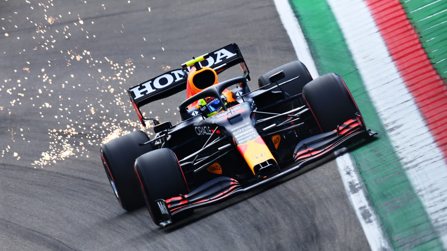 Sergio Perez On The Front Row With Max Verstappen P3