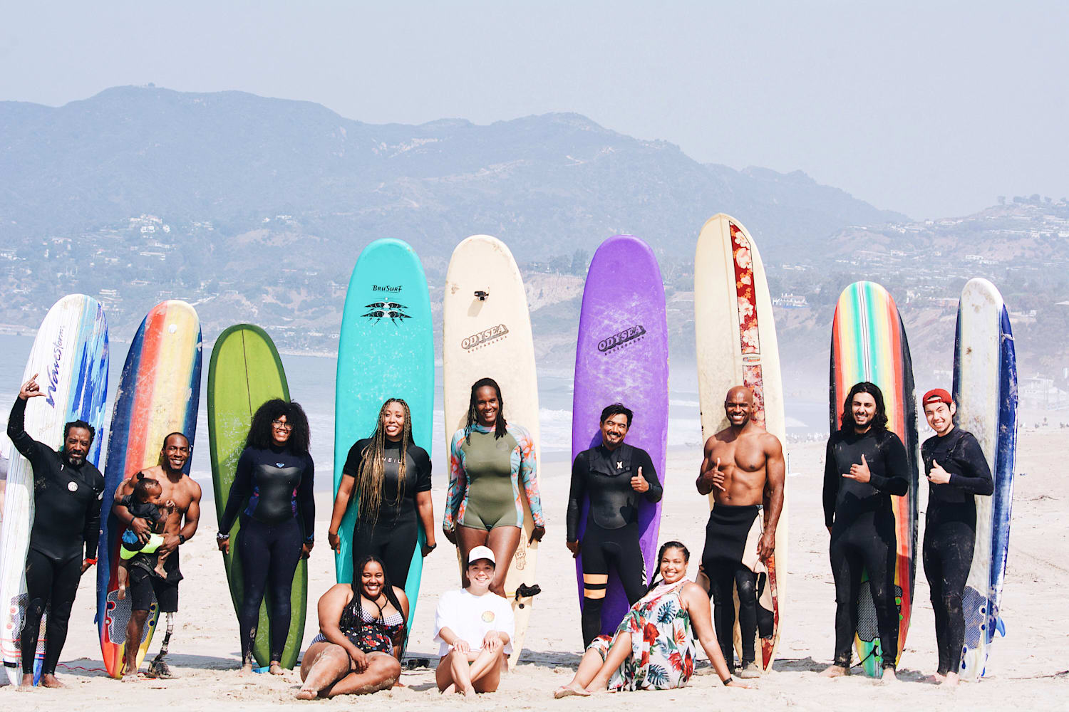 Los Angeles' other Major League Baseball team uses nostalgic surf