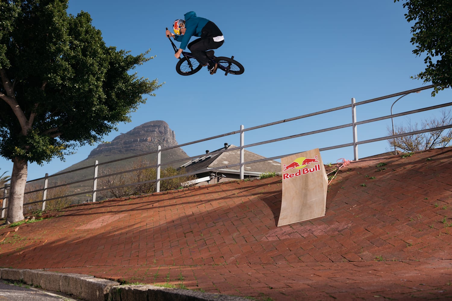Murray Loubser shreds on a homemade kicker