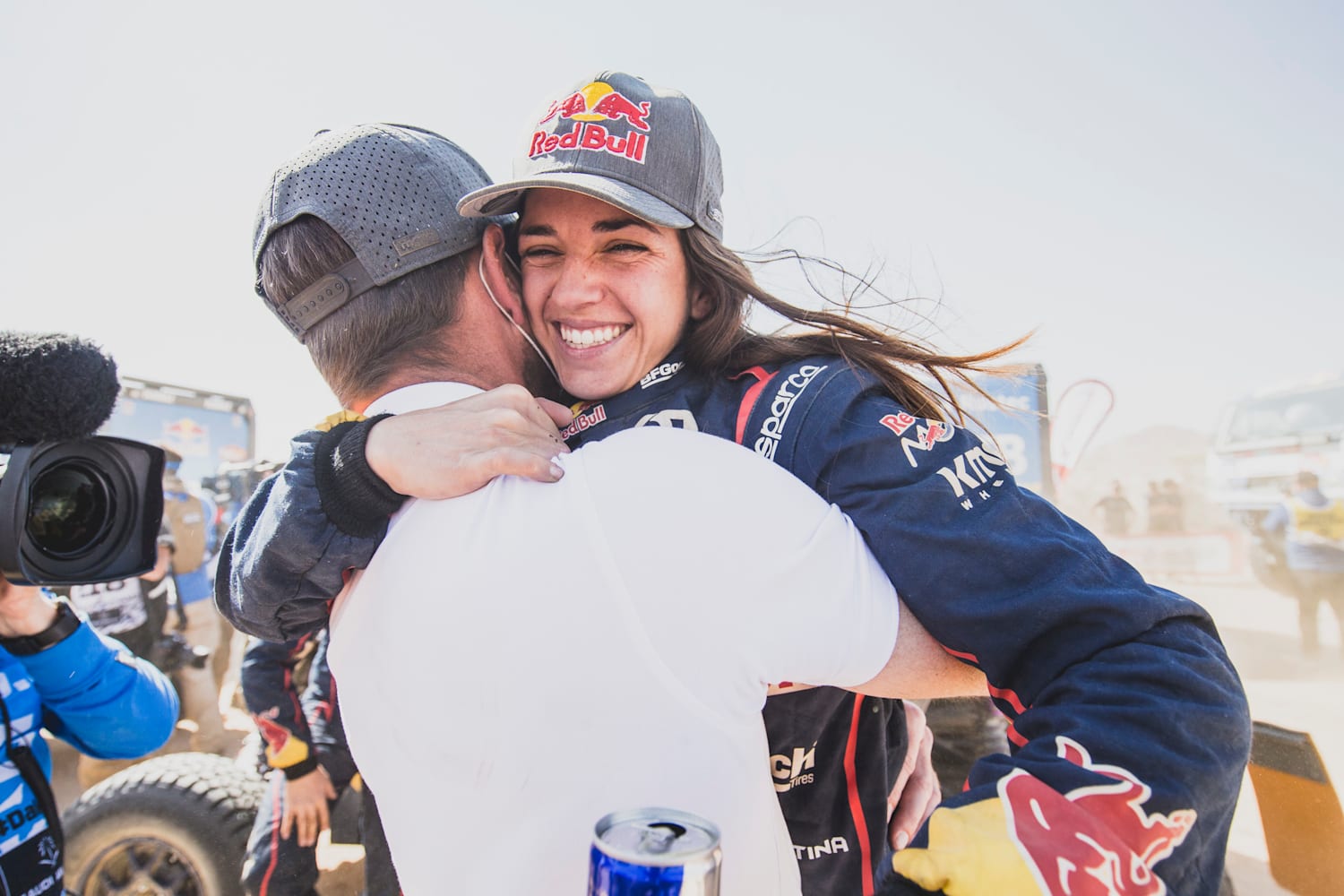 cristina gutierrez rally dakar 2022 etapa 12 meta celebracion Moncloa