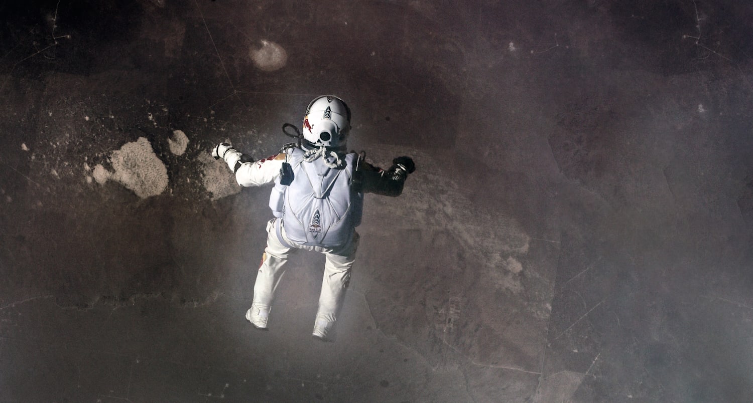 Felix baumgartner flat earth hotsell