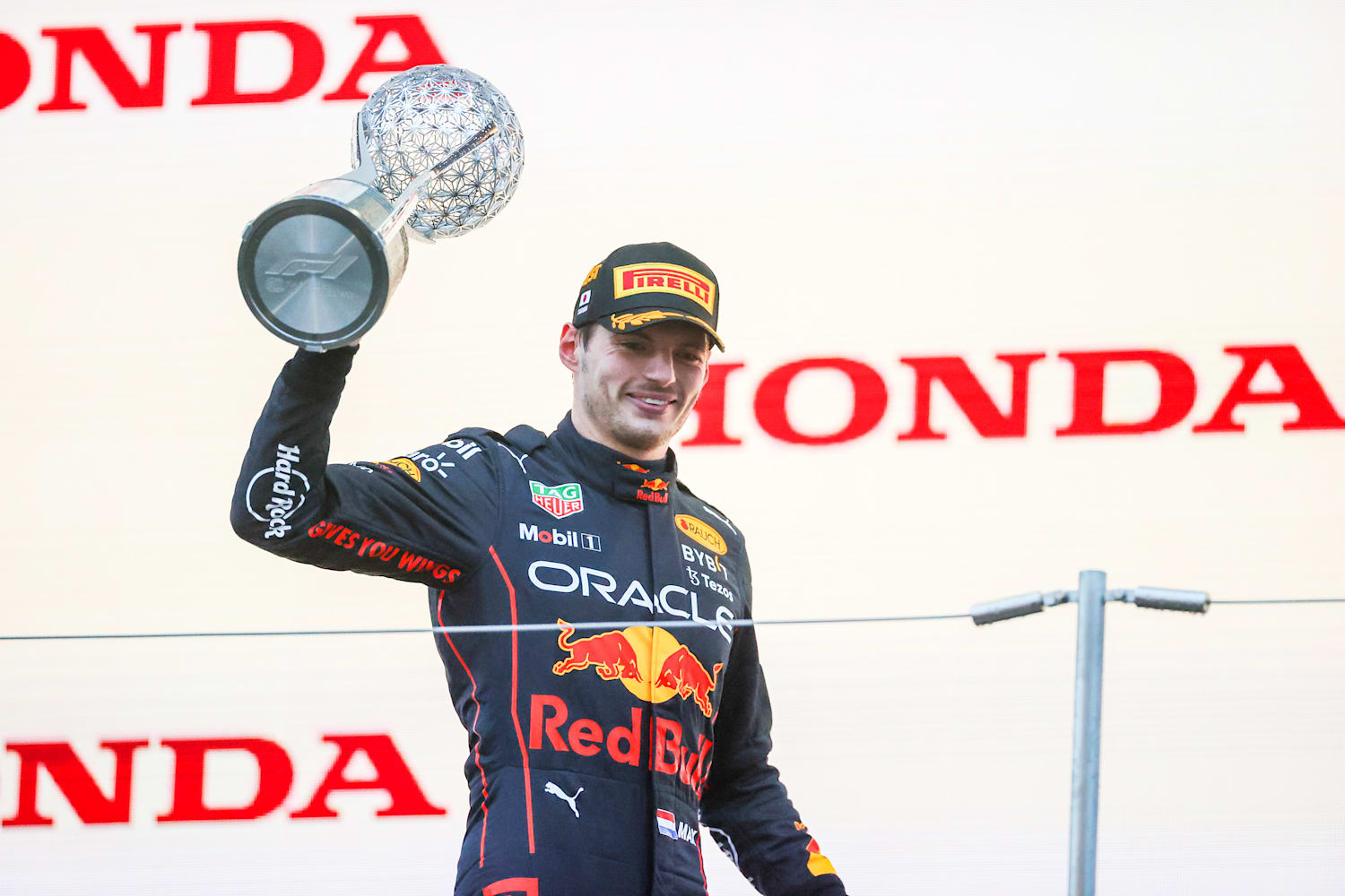the Monza trophy during the previews ahead of the F1 Grand Prix of News  Photo - Getty Images