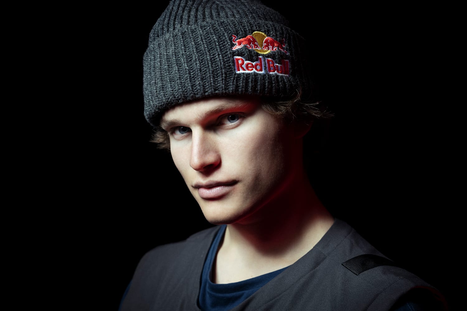 Red bull beanie snowboarding on sale