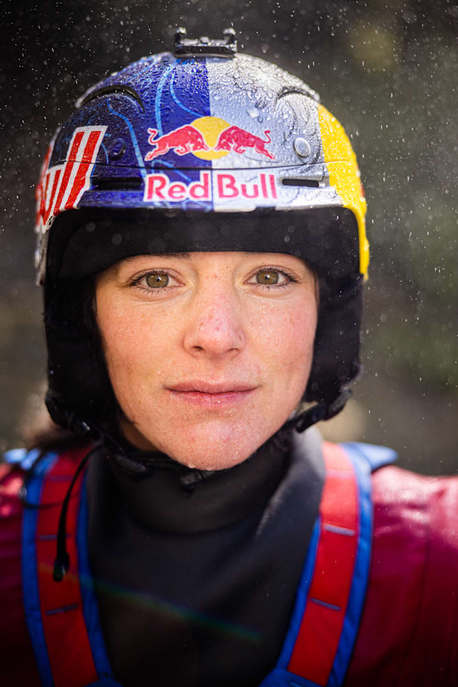 Red bull top kayak helmet
