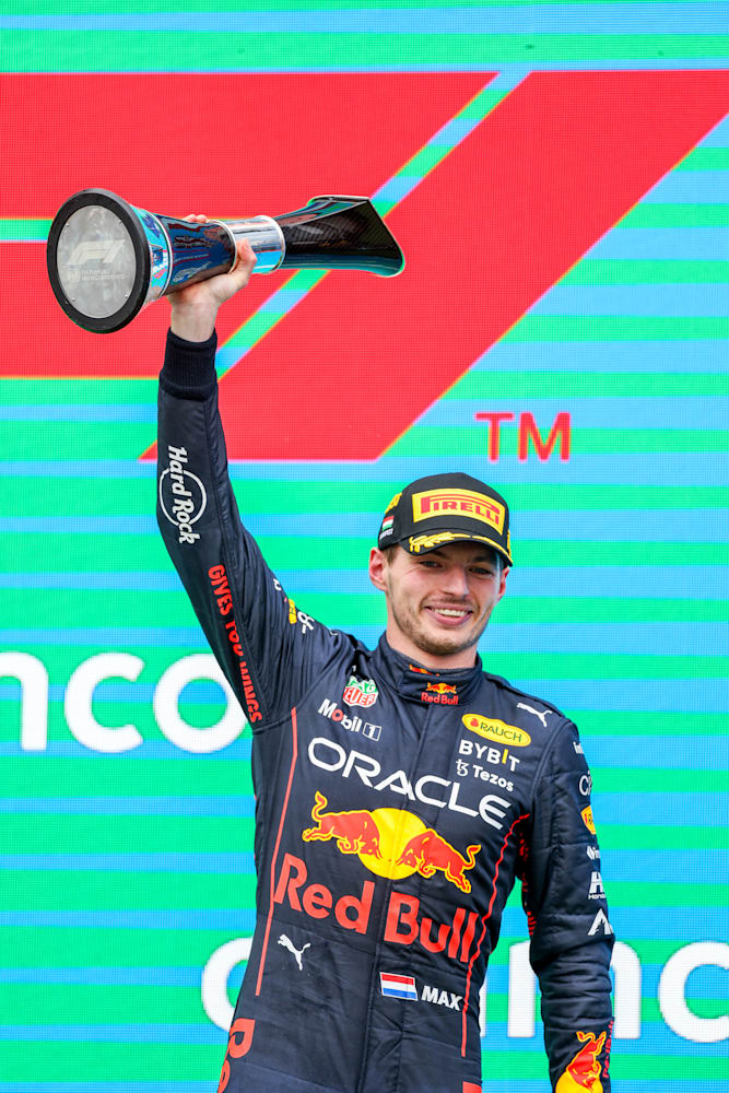 Max Verstappen wins seventh straight race at F1 Hungarian Grand