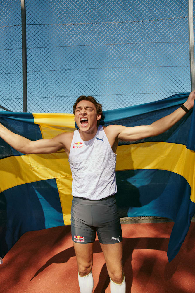 Hardest ever' work for Duplantis as he retains pole vault title in