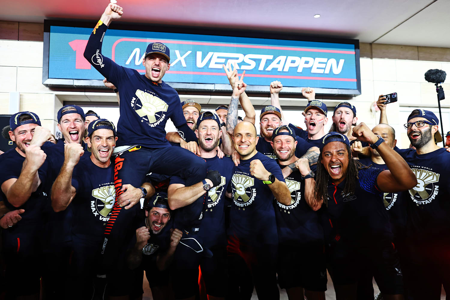  Red Bull Racing F1 Men's 2023 Max Verstappen Team T