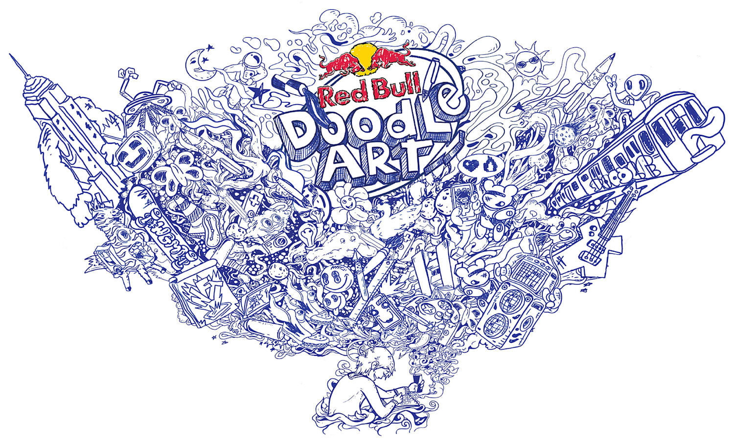 Red doodles on sale