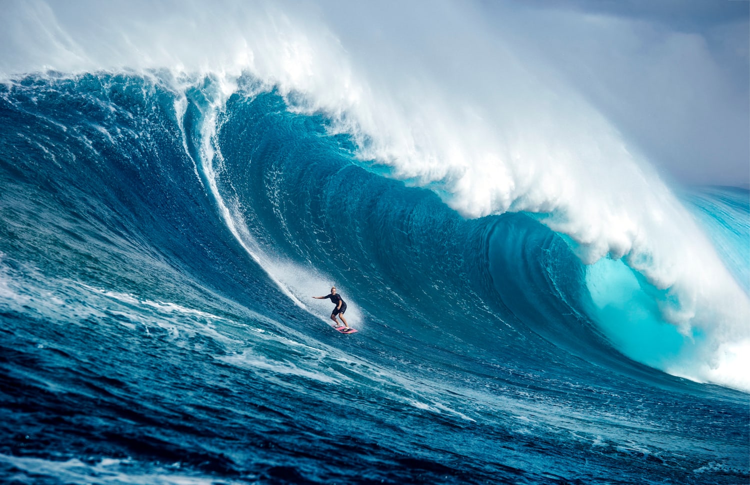 Giant swell draws big-wave surfers to Hawaii