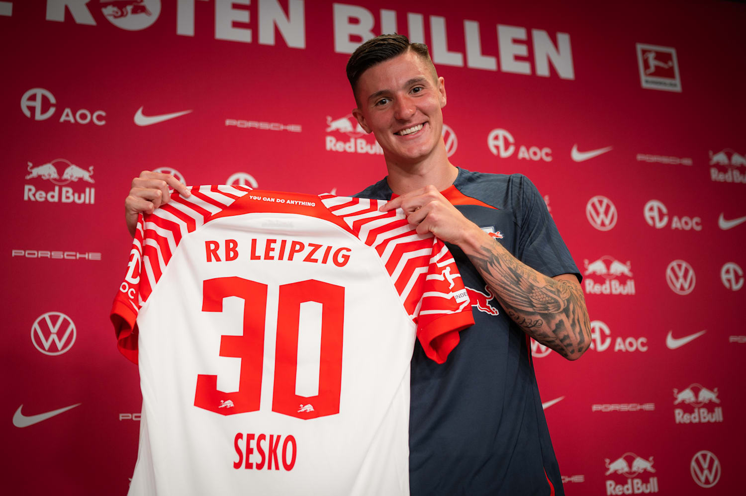 Ainda sem iniciar um jogo como titular, Sesko é vice-artilheiro do RB  Leipzig 