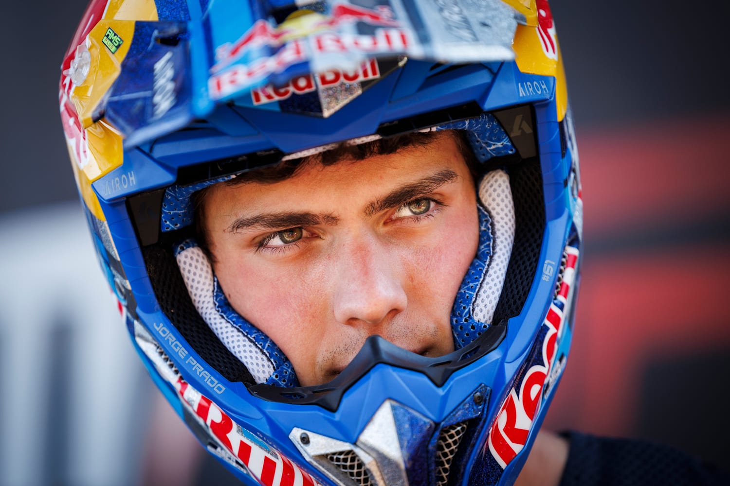 Casco de motocross red bull sale