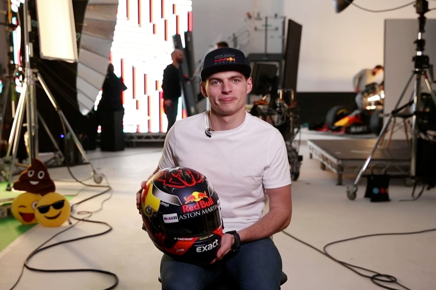 Red Bull Racing Max Verstappen New Helmet 2018