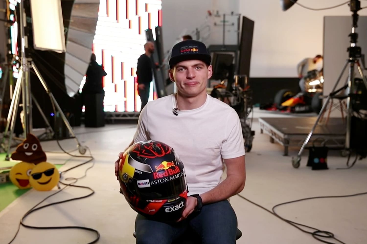 The helmet of Max Verstappen (NLD) Red Bull Racing. 23.03.2018