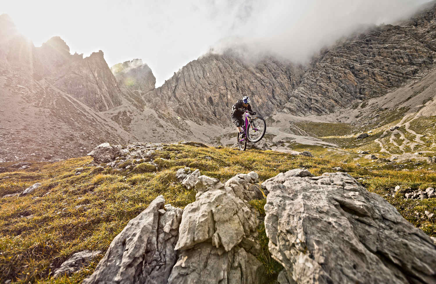 Fabio Wibmer Rides Breathtaking Trails In The Dolomites