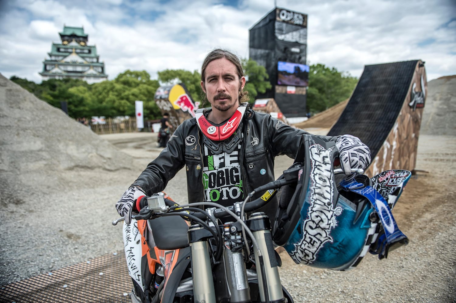 Red Bull X-Fighters Osaka freestyle motocross course