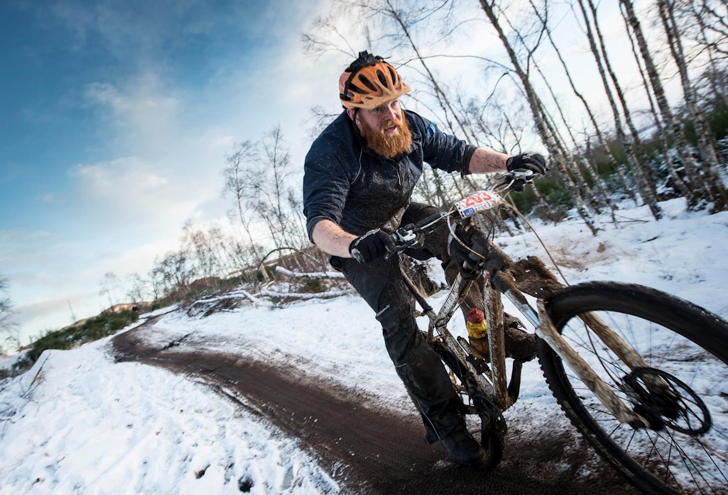 Winter mountain biking top
