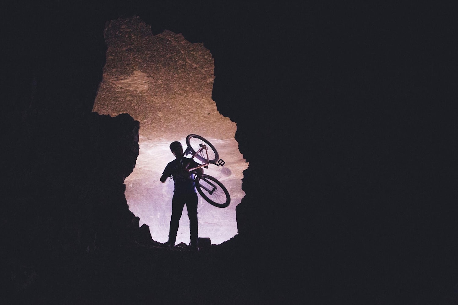Underground mountain bike park top