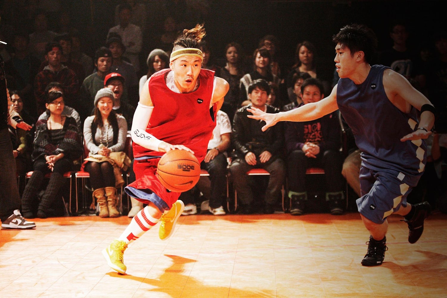 AKTR HOOPERS ストリート バスケユニフォーム DELA かみあっ #23