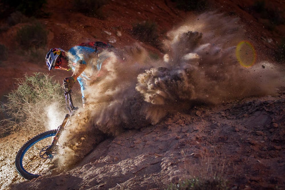 Riding a Rampage style Trail with Bearclaw