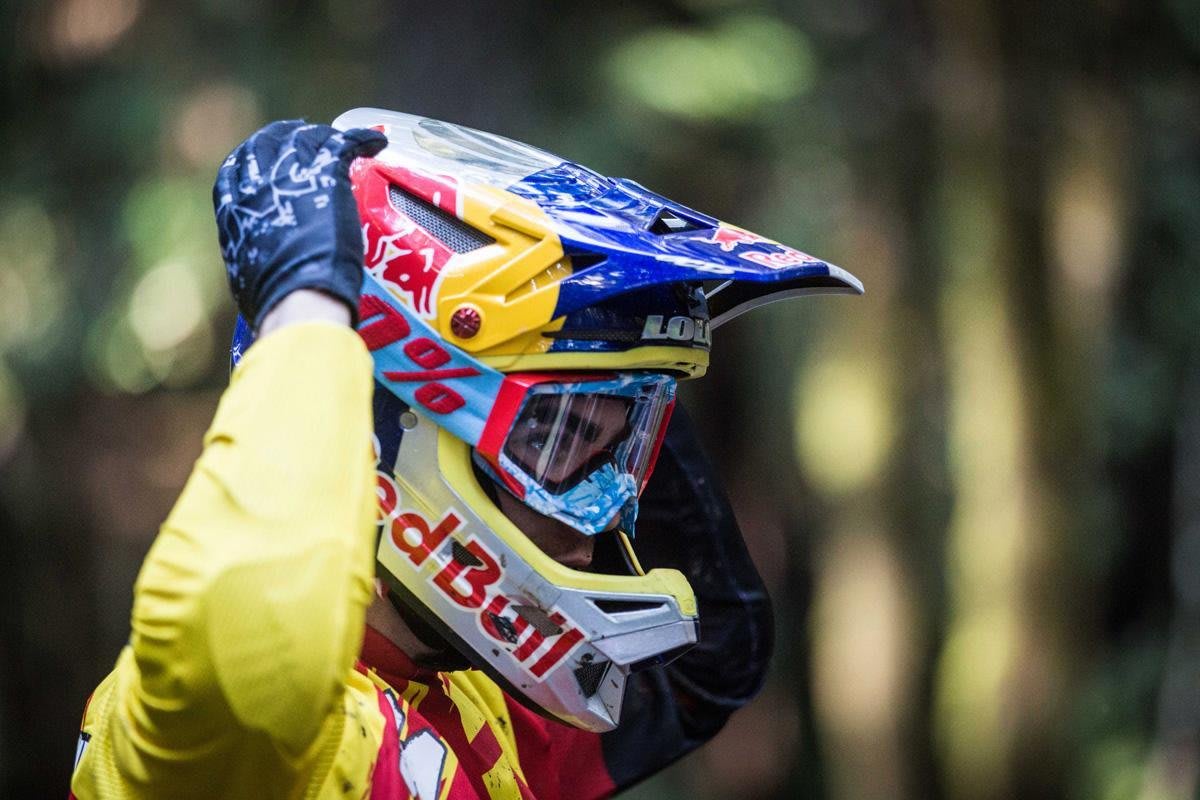 Casco red bull enduro top