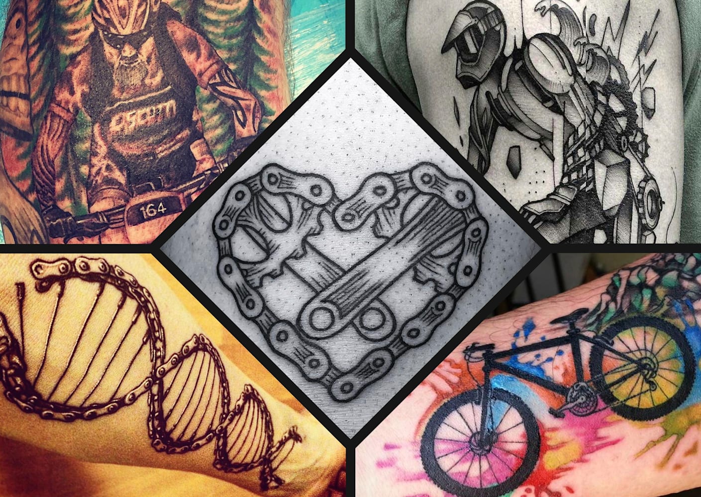 Mountain biking tattoos 14 of the coolest designs