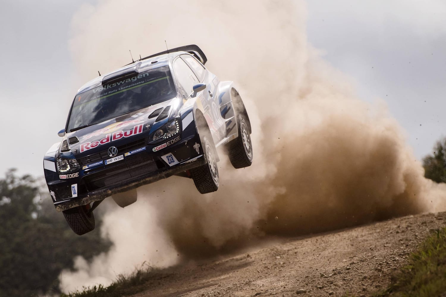 rally car jump wallpaper