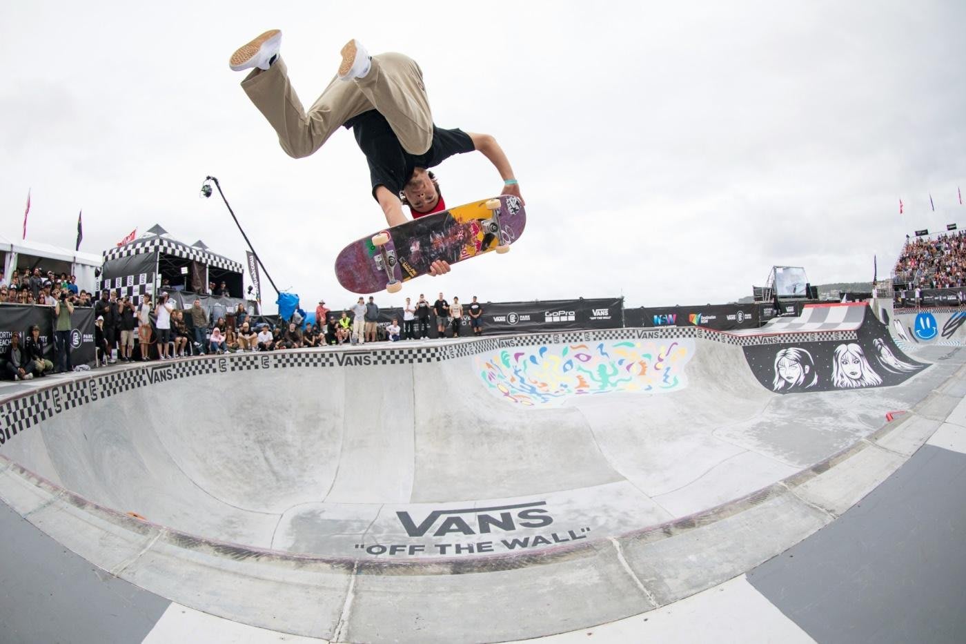 Vans park series skaters top