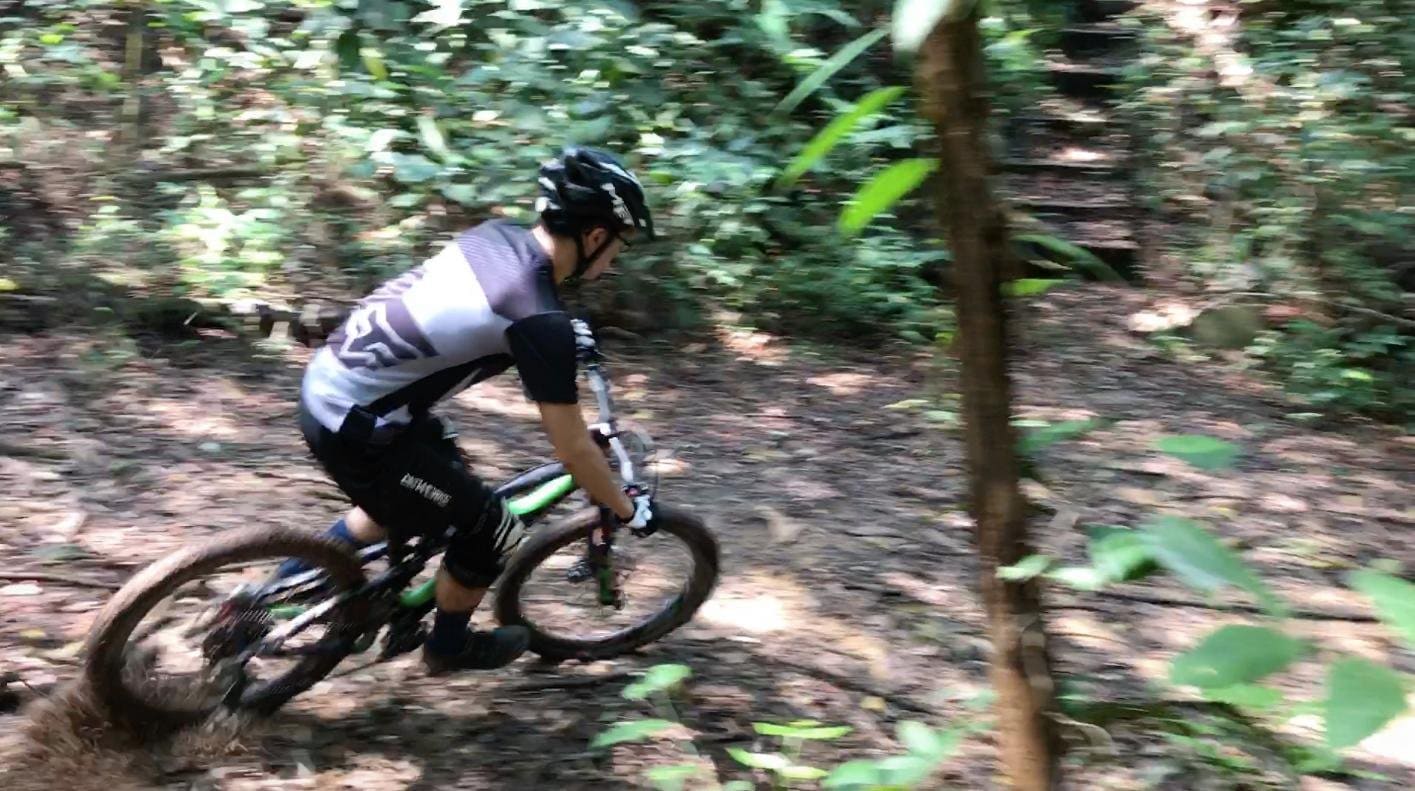 Downhill segments are tricky yet fun
