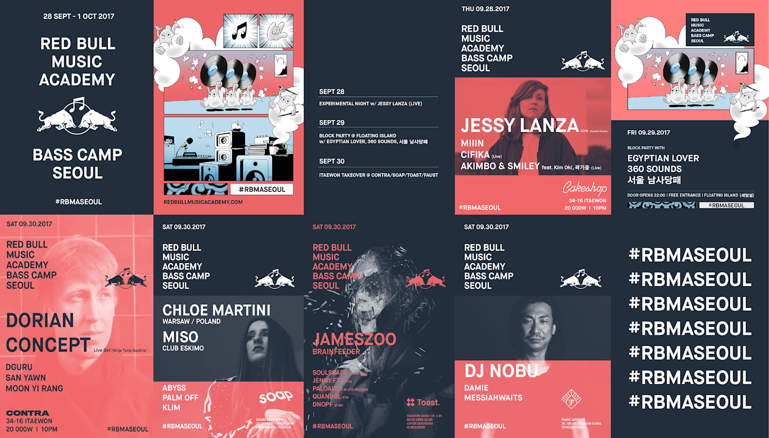 RBMA Bass Camp Seoul Participants