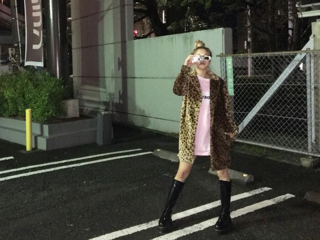 Elle Teresa着用 Ed Hardy×TRAVS Mサイズ（Elle Teresa着用 Ed