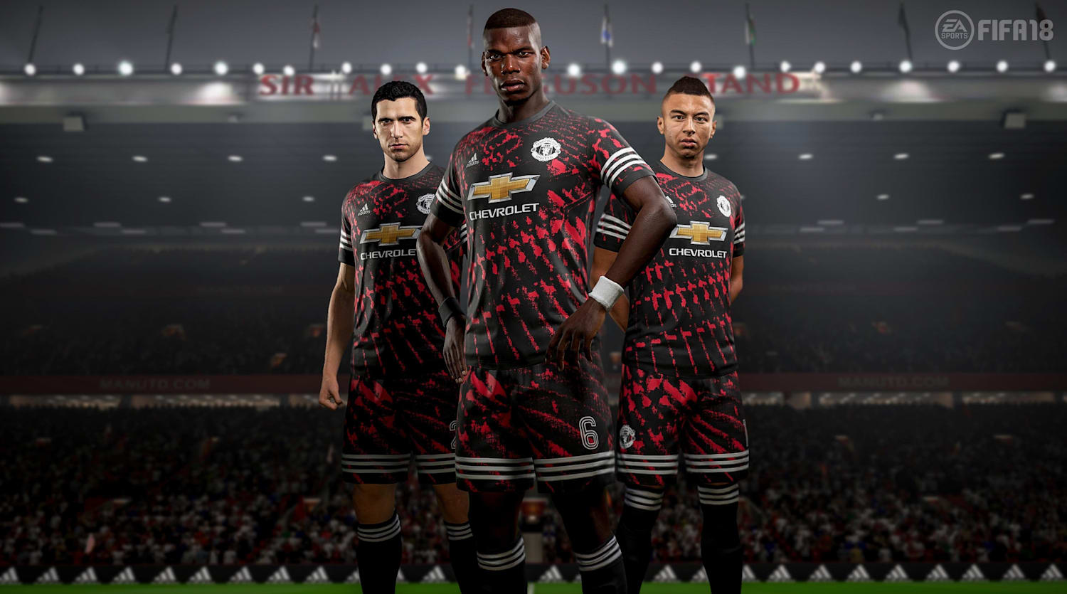 Manchester united fifa kit store