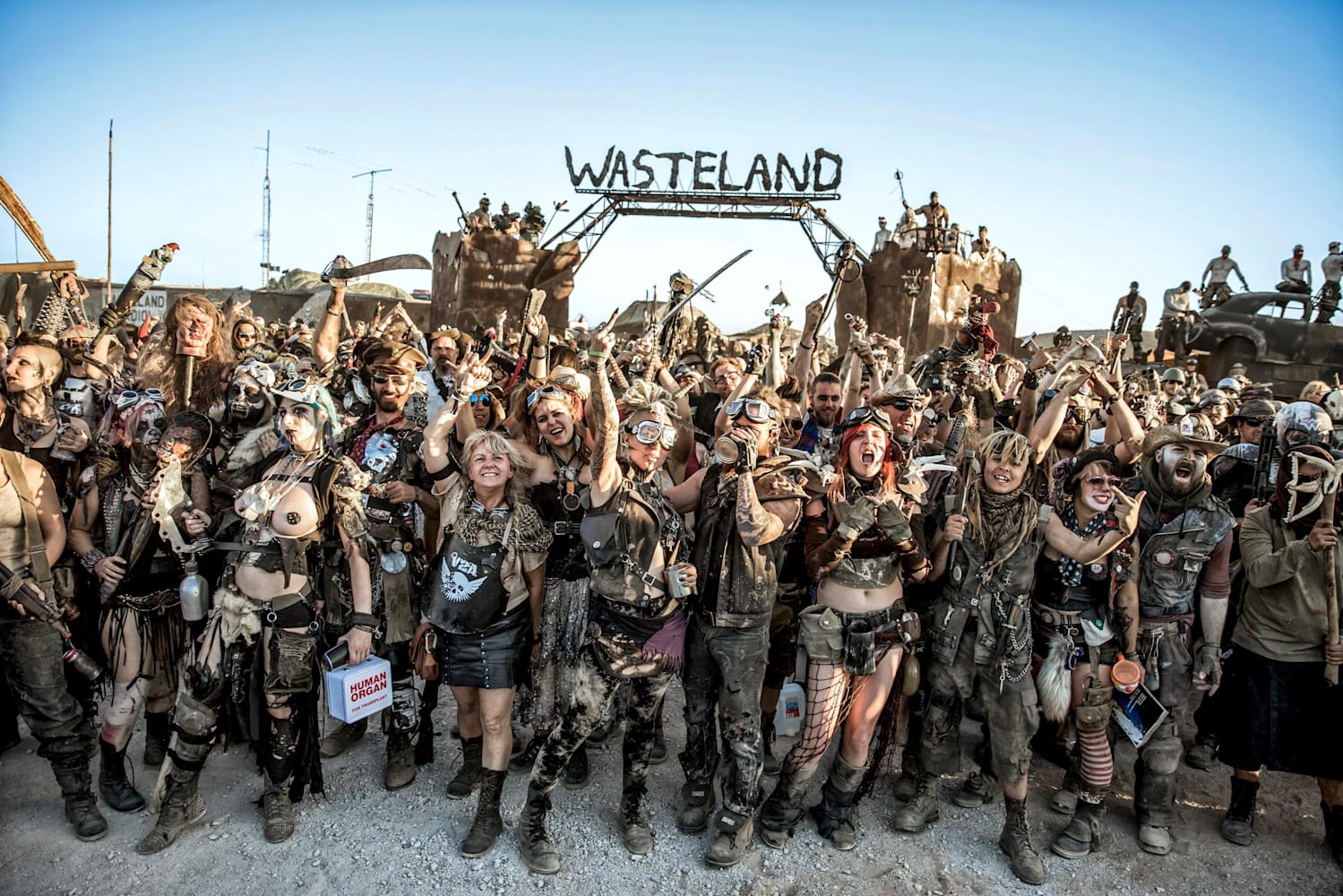 Sequin hood mermaid unicorn apocalyptic rave festival wasteland burning man new Wasteland: The Mad Max Festival That Makes Burning Man Look  main image 4