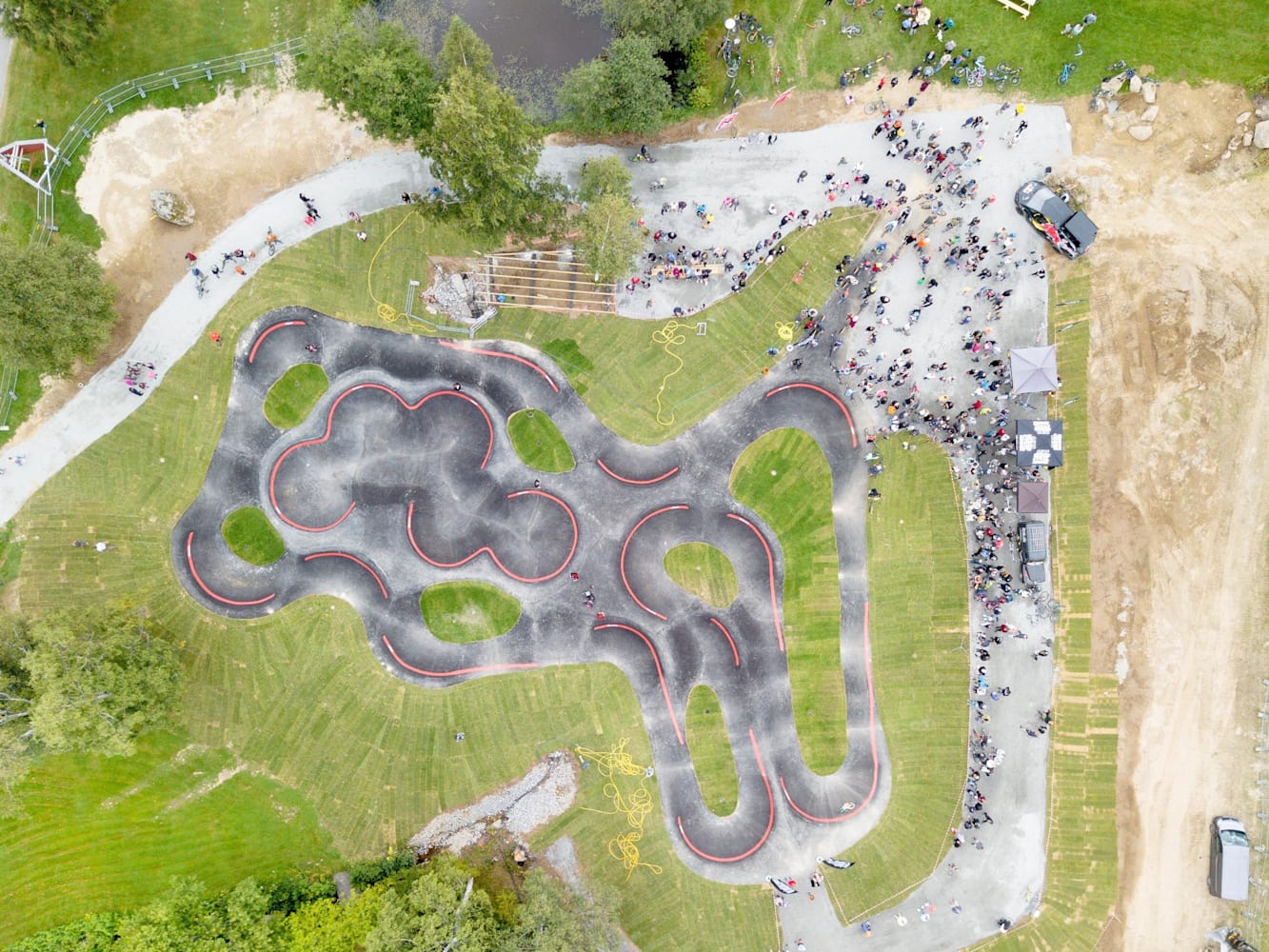 Local pump tracks clearance
