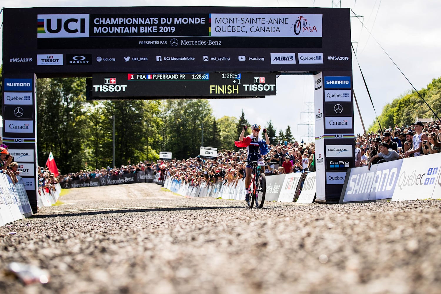 Women s XCO finish Mont Sainte Anne