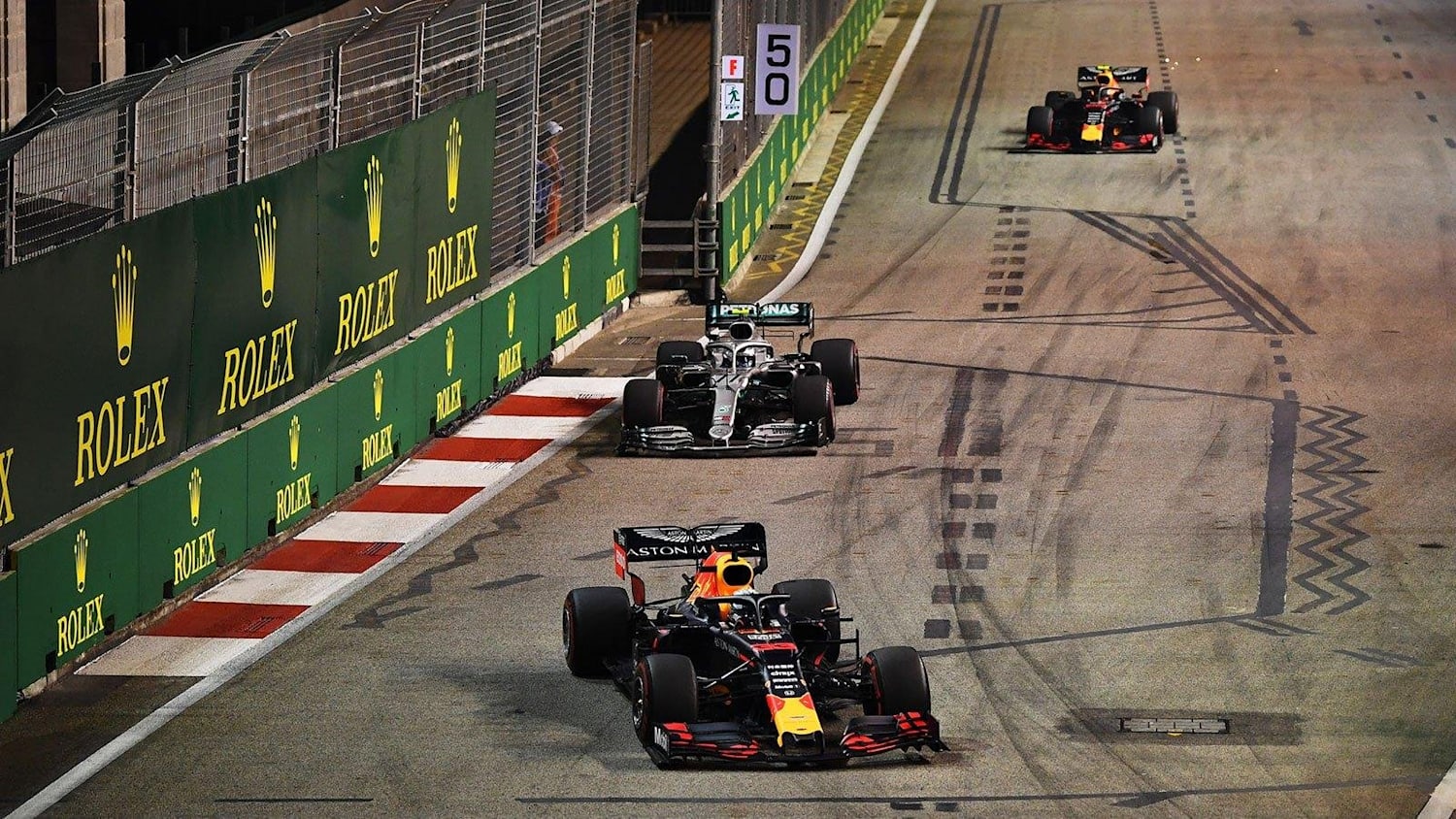 F1シンガポールGP】フェルスタッペンがメルセデス勢を抑えて3位
